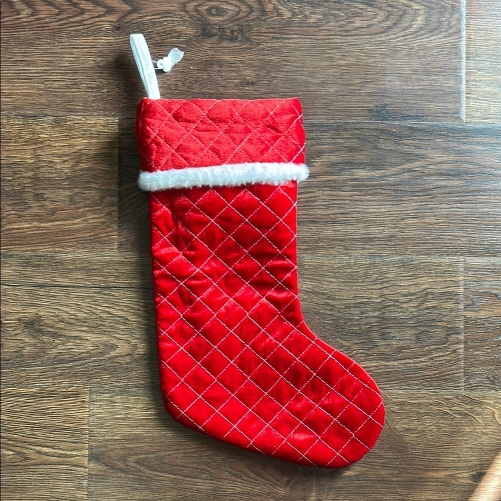 Target Red Quilted Christmas Stocking | Christmas Stocking | Holiday